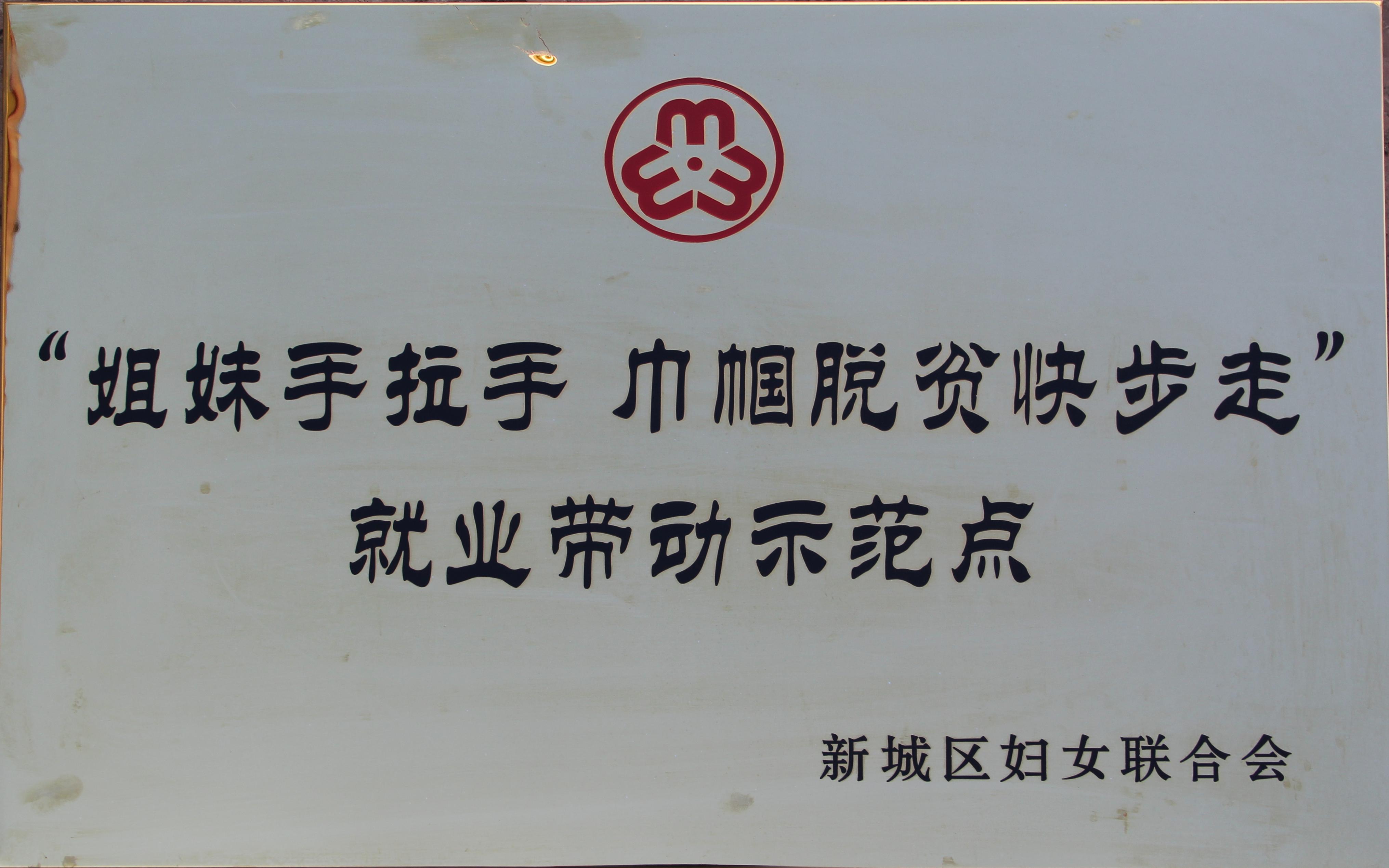”姐妹手拉手，巾幗脫貧快步走“就業(yè)帶動(dòng)示范點(diǎn)